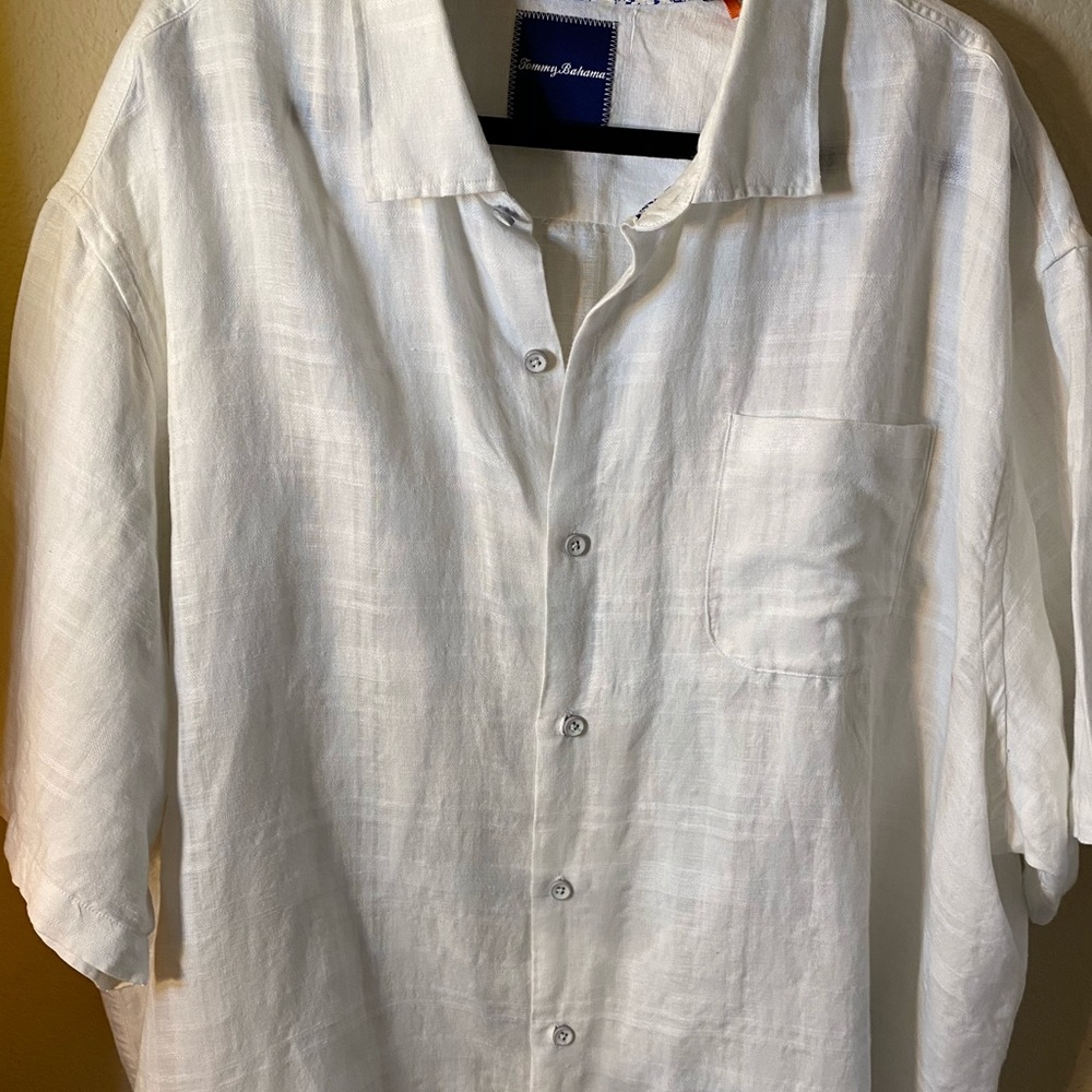 Men’s Tommy Bahama cotton linen shirt 3 XLB